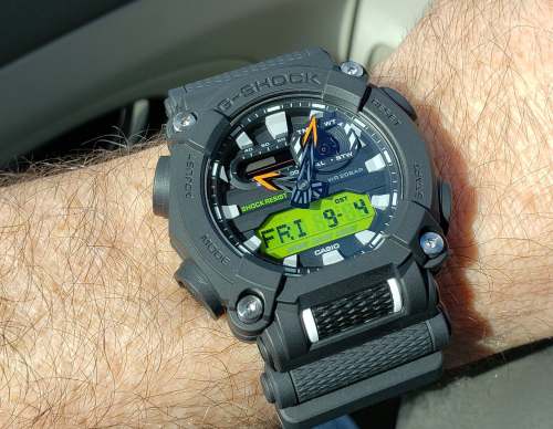 Casio GA-900 second wrist shot