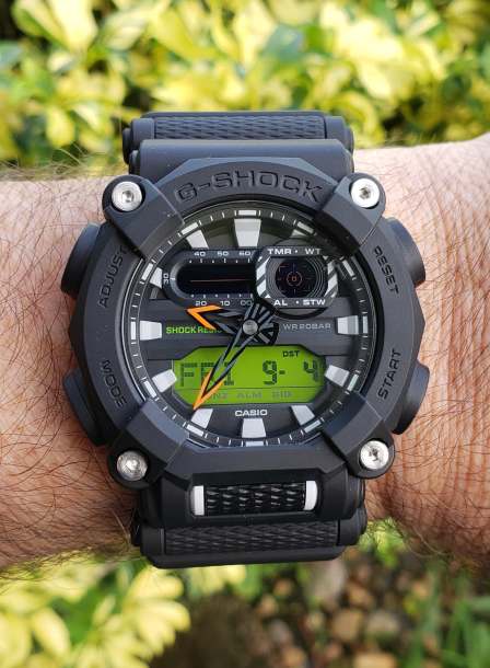 Casio GA-900 on wrist