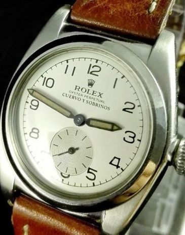 1958 Rolex branded Cuervo Y Sobrinos (courtesy catawiki.com)