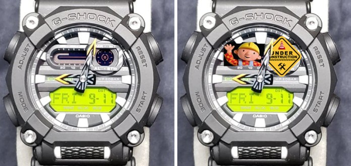 Casio GA-900 with Bob the Builder