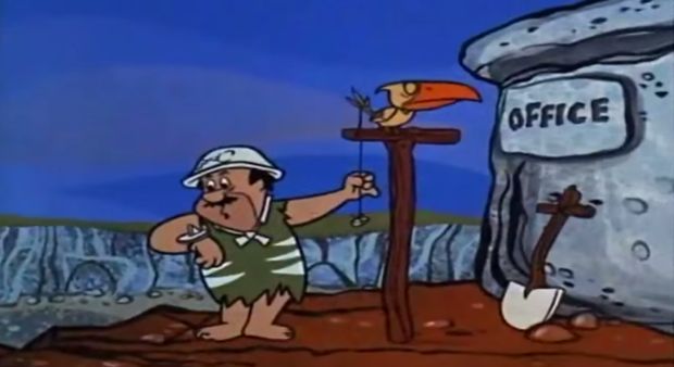 Fred Flntsone's boss - no watch phobias here