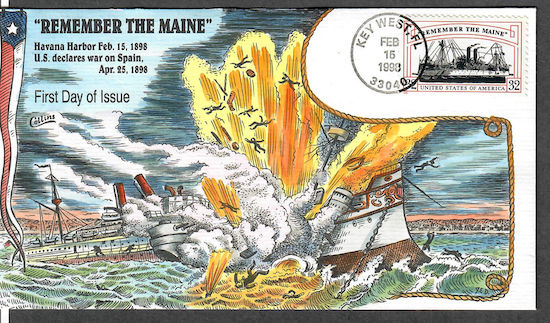 Remember the Maine stamp