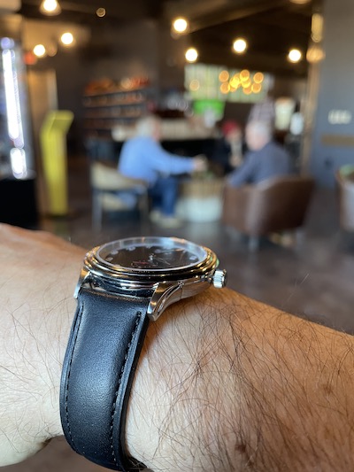 stepped bezel